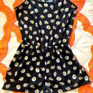 Vintage Wet Seal Sunflower Romper